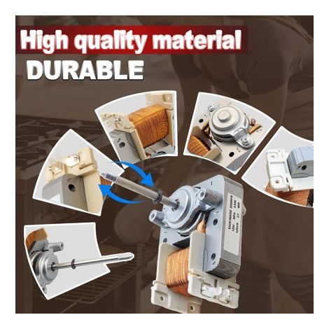 Der Ofenkonvektionslüftermotor EAU61865302 ist für LG 110V Ofen-/Herdlüftermotoren geeignet. (1/4)