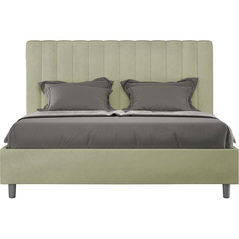 Letto Matrimoniale 160x190 cm Senza Rete Agueda Tè verde (1/4)