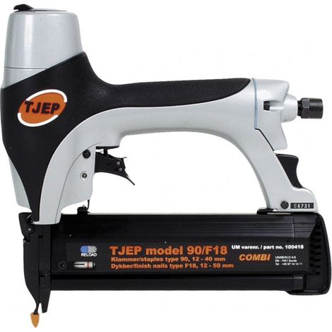 TJEP 90/F-18 Kombi Klammergerät Nagler 12-50mm für Prebena J Stifte E Klammer"-"EN10513