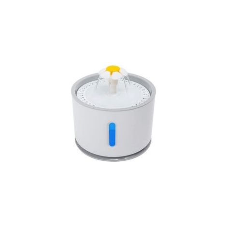 Fontaine à eau automatique USB pour chats et chiens avec éclairage LED, silencieuse, incluant 5 filtres rechargeables – distributeur d’eau pour animaux domestiques (1/4)
