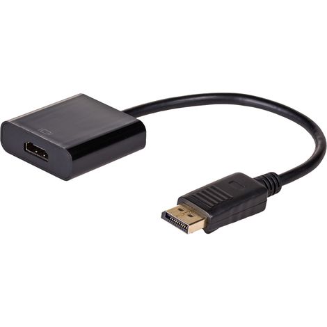 Akyga AK-AD-11 DisplayPort HDMI Konverter-Adapter 4K Buchse-Stecker Kabel 15cm (1/4)