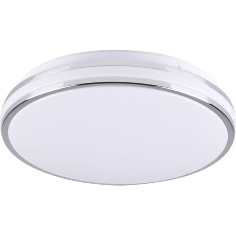 Plafoniera LED Polux Orbit 38cm 24W 4000K cromo bianco (1/5)