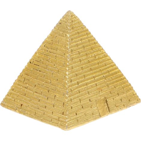 Resin Pyramidenmodell Mini Ägyptische Pyramidenfigur Golden