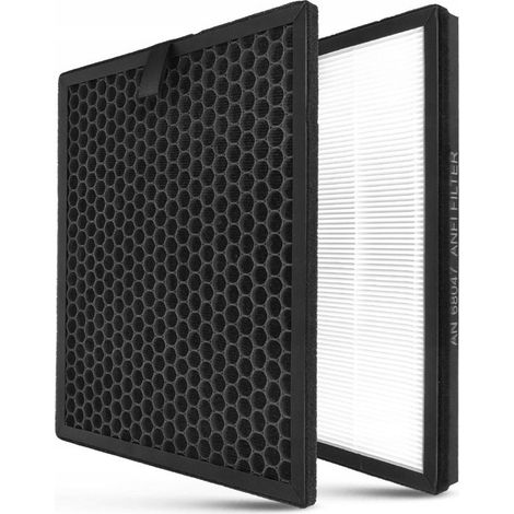 KIT FILTRO PURIFICATORE D'ARIA LINBOX HEPA H13 + FILTRO A CARBONE ATTIVO PER LA CASA