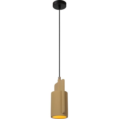 Lucide NINJA Suspension Diam. 11,5 cm 1xE27 Jaune (1/3)