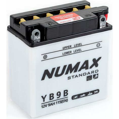 Batterie moto Numax Standard YB9-B 12V 9Ah 115A