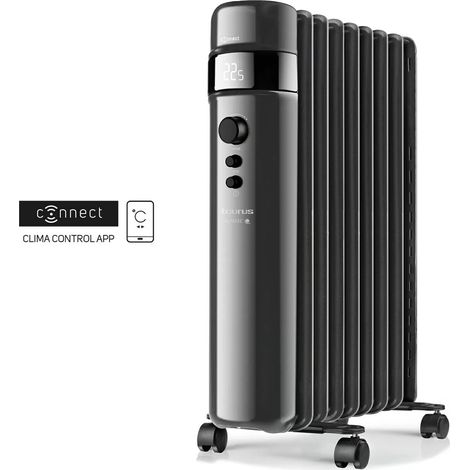 radiatore a bagno d'olio collegato 2000w nero - AGADIR CONNECT 2000 - Taurus Alpatec (1/2)