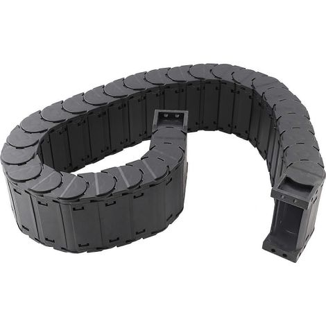 Chaîne porte-câbles, série silencieuse, support de câble en nylon, ensemble détachable, 0,7 mètre, D30 x 25