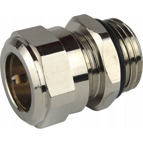 Tece Raccord Quetsch nickelé filetage R 1/2" 15 mm (1/2)