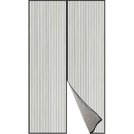 Mosquitera puerta con imán 120x230cm akhuo gris (1/2)