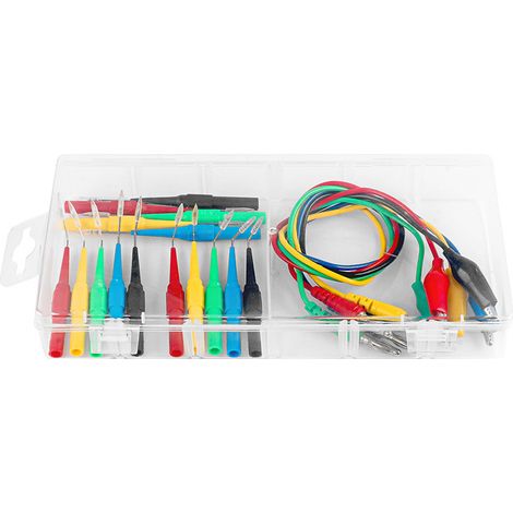 Kit per l'ispezione dei cablaggi auto, cavo di prova, set completo per il collaudo dei circuiti automobilistici, 20 pezzi adatti per una diagnostica efficace. (1/5)