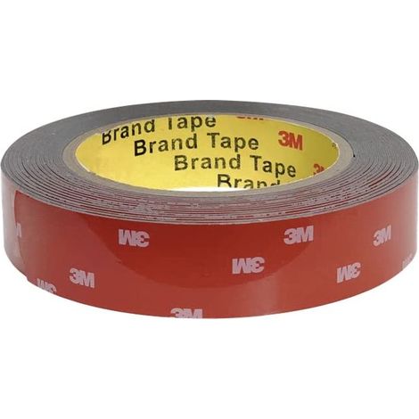 Extra starkes doppelseitiges Klebeband, hergestellt aus 3M 5952 Klebeband, wasserfest und extrem hitzebeständig, für Büro, Haushalt, Reparaturen, Heimwerkerarbeiten und den Außenbereich (3 m 20 mm) (1/5)