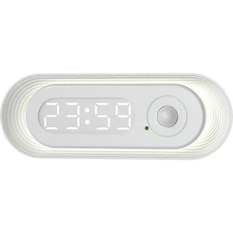 Bewegungsmelder-Wanduhr mit Nachtlicht für Badezimmer und Arbeitszimmer (1/5)