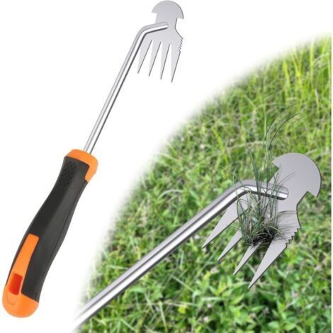 Manual Weeder, Weeding Tool with Handle, Traditional Weed Puller Gardening (1/5)