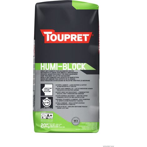 Intonaco Edilizio Humiblock 20kg - Toupret