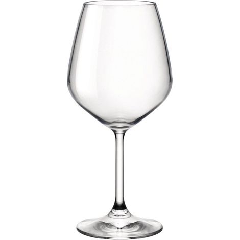 Bormioli Rocco 196131-DN7 Restaurant Calice Vino Rosso 53 cl Set 2 Pezzi Vetro Star Glass Bordo Taglio Laser colore Trasparente (1/2)