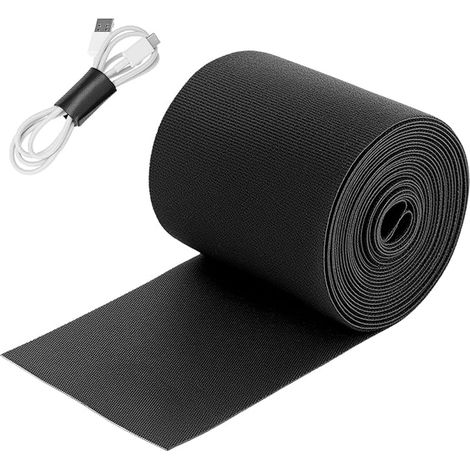 Sangles auto-agrippantes double face 9 cm x 4 m, attache câble scratch, pour la gestion des câbles et le bricolage (1/5)