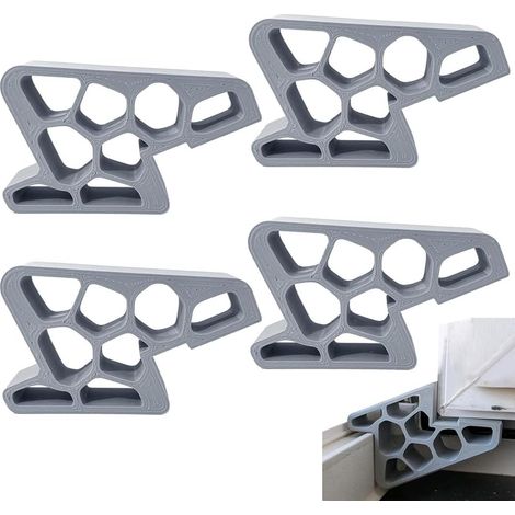 4 Pièces Butoirs De Fenêtre - Support Ouvert Et Cale De Fenêtre À Aérer - Butée De Fenêtres Sans Perçage Pour La Maison, L'hôtel (1/5)