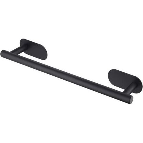 Porte Serviettes Salle de Bain 40cm Barre Murale Auto Adhésive, Acier Inoxydable 304, Pratique et Résistante (1/4)