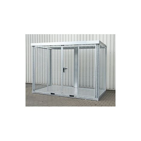 Bauer Gasflaschen-Container GFC-E/T M4 mit Tränenblechboden für 78x Gasflaschen Ø 230 mm (1/2)