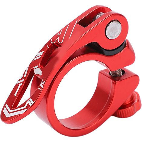 BOLANY Serre-Selle Rapide Vélo MTB en Alliage d'Aluminium 34.9mm Rouge (1/5)