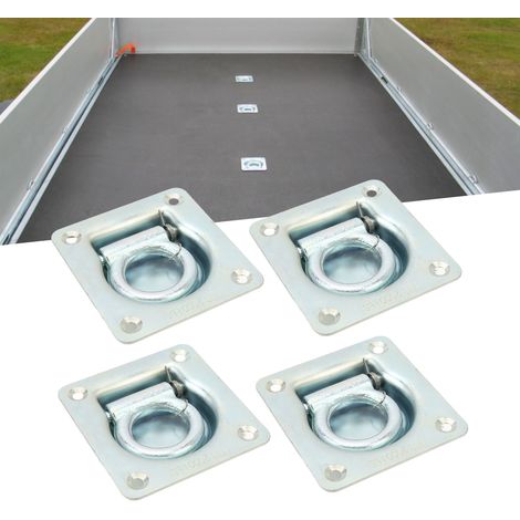 Versenkte Zurrösen für Anhänger, aus Kohlenstoffstahl, maximale Bruchfestigkeit 2000 lbs, für Anhänger (1/5)