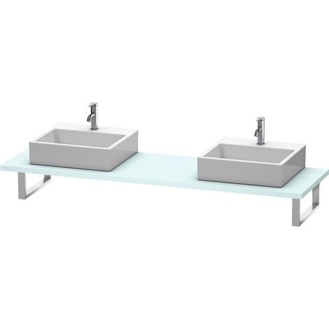 Duravit L-CUBE Consolle 800x550x30mm Azzurro opaco