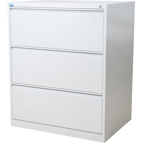 Armoire à dossiers suspendus STIER  3 tiroirs deux rails DIN A4 1020x840x620mm (1/5)