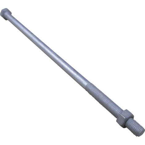 Boulon acier galvanisé 14x375 (vis+écrou) 6800712 MICHAUD BR319