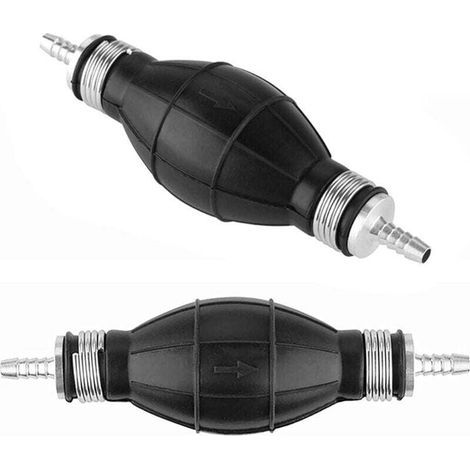Pompa di adescamento carburante da 10 mm, 2 pezzi, pompa manuale per linea carburante, pompa per liquido Transert per auto, automobile, barca, pompa da giardino (1/4)