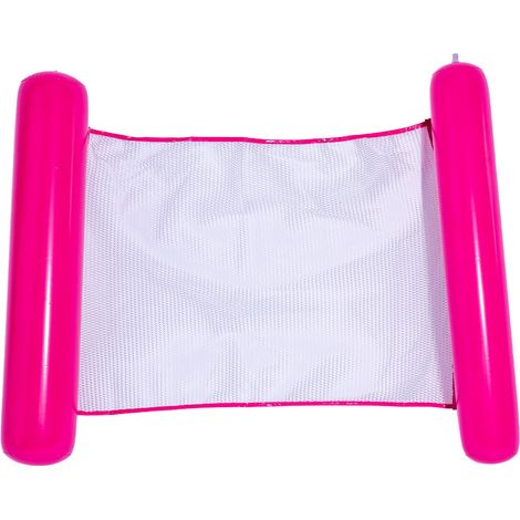 Wasserspiel-Liegestuhl, Schwimmbett-Sofa, aufblasbarer Schwimmkreis für Erwachsene (Pumpe inklusive)