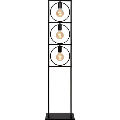 Lampe sur pied unique Suus Noir à 3 lumières - 00727/03/30 (1/3)