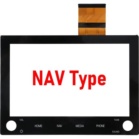 Digitalizzatore touchscreen, compatibilità 8 pollici, facile installazione, con tipo NAV (1/2)