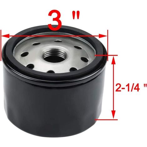 Hippotech Filtre à Huile Convient pour Tondeuse à Gazon à Moteur Remplacement pour John Deere AM125424 pour Tecumseh 36563
