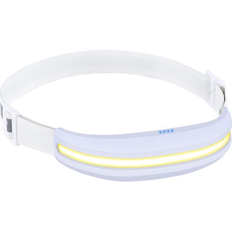 Lampe frontale rechargeable avec éclairage LED USB-C à haute luminosité adaptée à la randonnée et au port avec un casque (1/5)