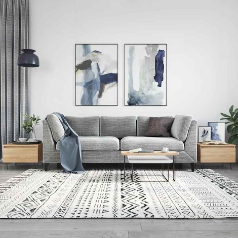 Couchtische 2 Stk. Sonoma-Eiche 50x46x35 cm Holzwerkstoff (1/5)