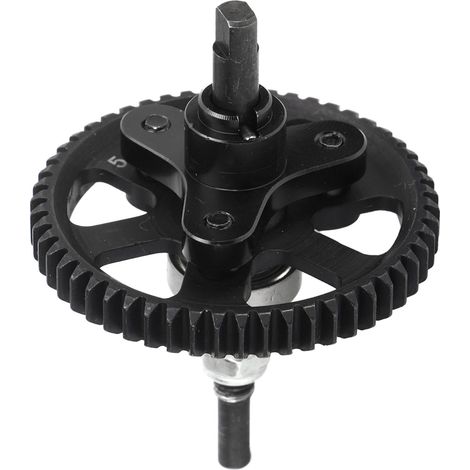 Embrayage à glissement limité 54T en aluminium et acier (noir) pour voiture radiocommandée Traxxas Slash 4x4 1/10 (1/5)