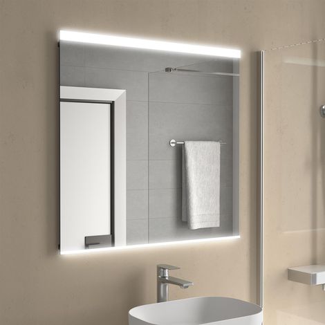 Miroir LINIA avec éclairage LED en haut/en bas, vertical 1200x700 mm (1/2)
