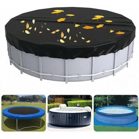 Housse de Piscine Ronde pour Chiens, Protection Anti-Poussière et Anti-UV pour Extérieur Balcon Jardin Parc Adulte Enfant