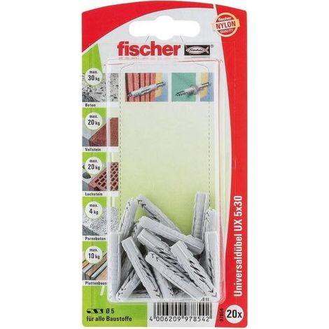 Fischer  20x  Taco  Universal  UX  5x30  -  97854