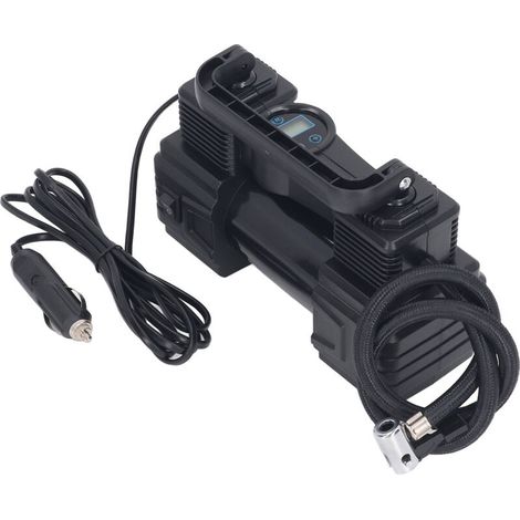 Inflador de neumáticos para coche Eosnow, compresor de aire de 120 PSI, manómetro digital, bomba portátil, con luz LED de 12 V. (1/3)
