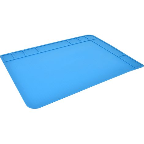 Station de réparation avec tapis en silicone résistant à la chaleur pour la maintenance des téléphones et des ordinateurs (TE 508) (1/5)