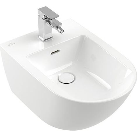 Bidet VB Antao 560x375x270mm Ovale mural Pure Black CeramicPlus
