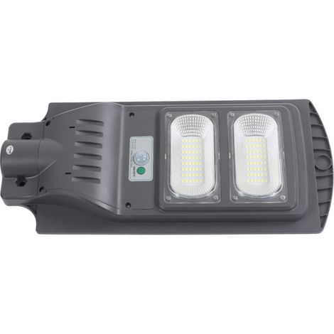 Lampe solaire pour rue urbaine et rurale, 60 W, 7500 K, étanche, économie d’énergie (60 W, 7500 K)