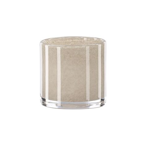 Glora Teelichthalter beige.