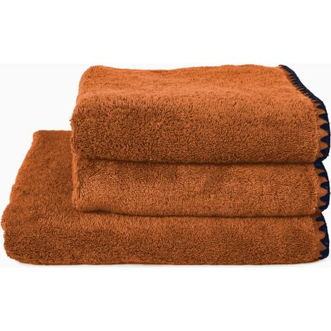 HAOMY - Drap de bain ISSEY Brick 90 x 140 cm