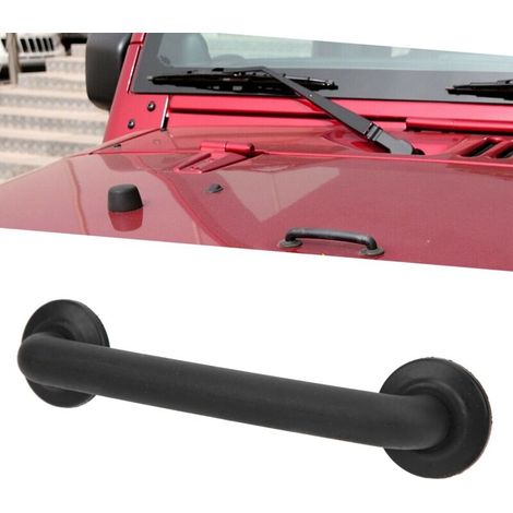 Staffa di fissaggio parabrezza Hoto/Auto, codice articolo 55176422, compatibile con Jeep Wrangler JK 07-18/TJ 97-06-Crezuo