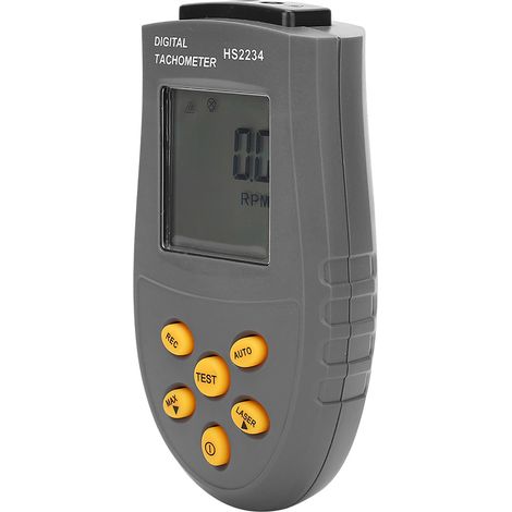 HS2234 Drehzahlmesser, kontaktlos, digitale Anzeige, schwarz (1/5)