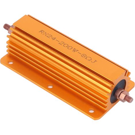 Résistance haute puissance RX24 200 W 8 Ω, boîtier en aluminium, fournitures électriques industrielles professionnelles (1/5)