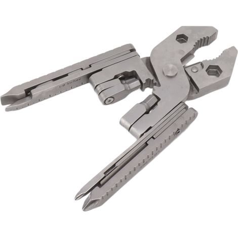 Pince multifonction, tournevis en acier moulé, aiguille pour carte, dénudeur de fil, clé multifonction (1/5)